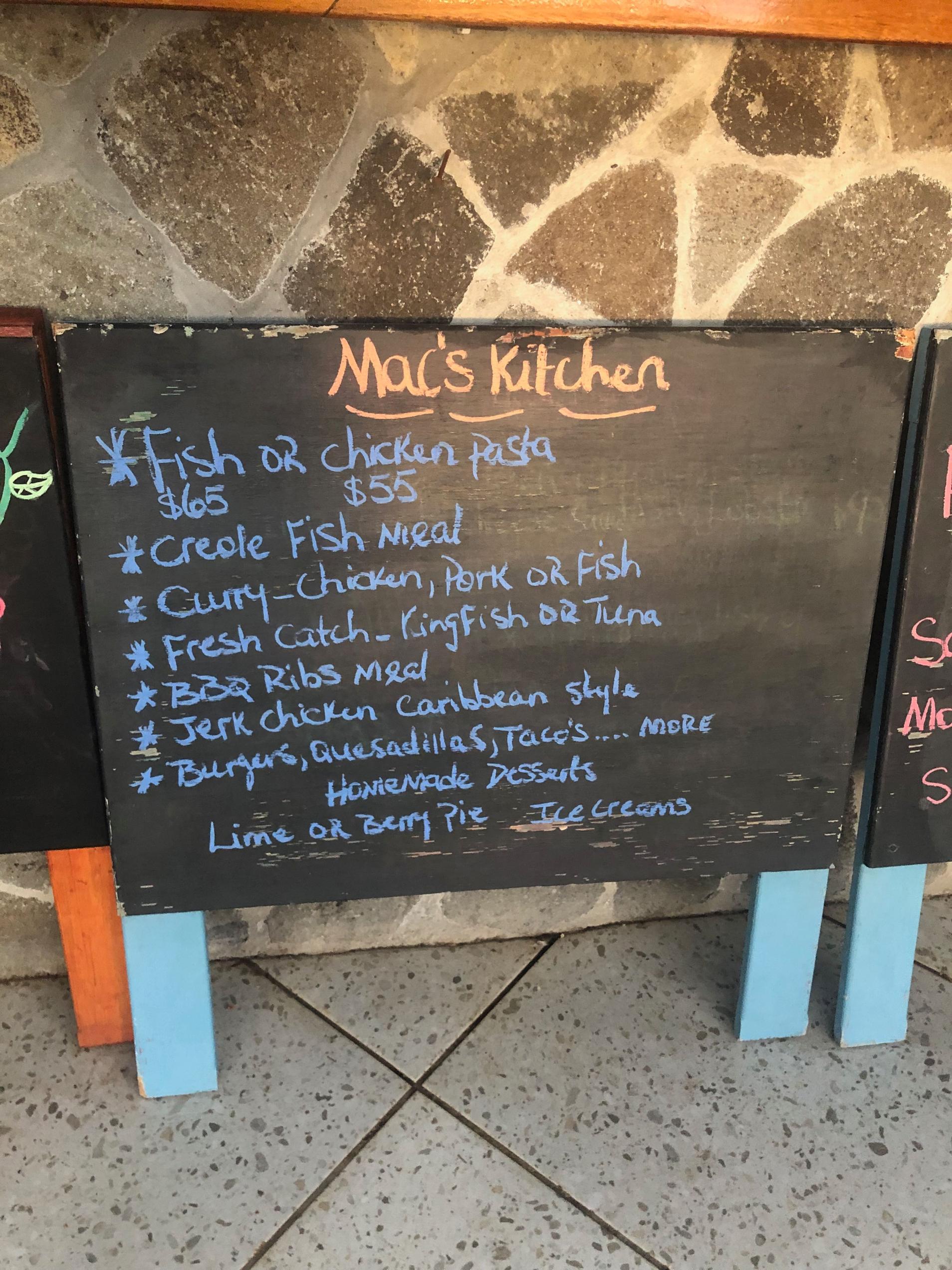 Macs Pizzeria Bequia