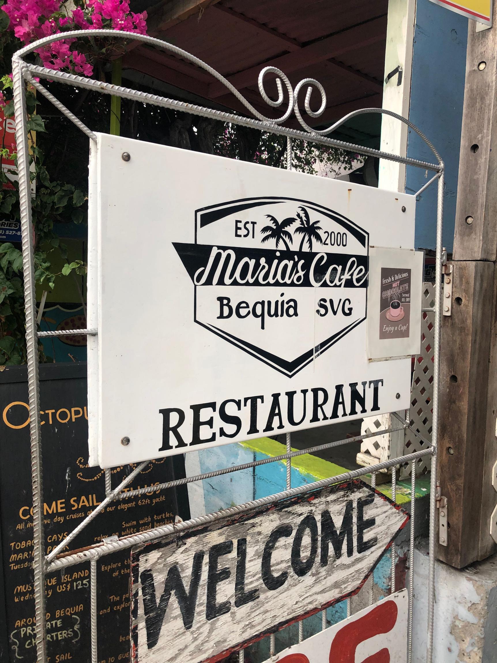 Maria's Cafe Bequia