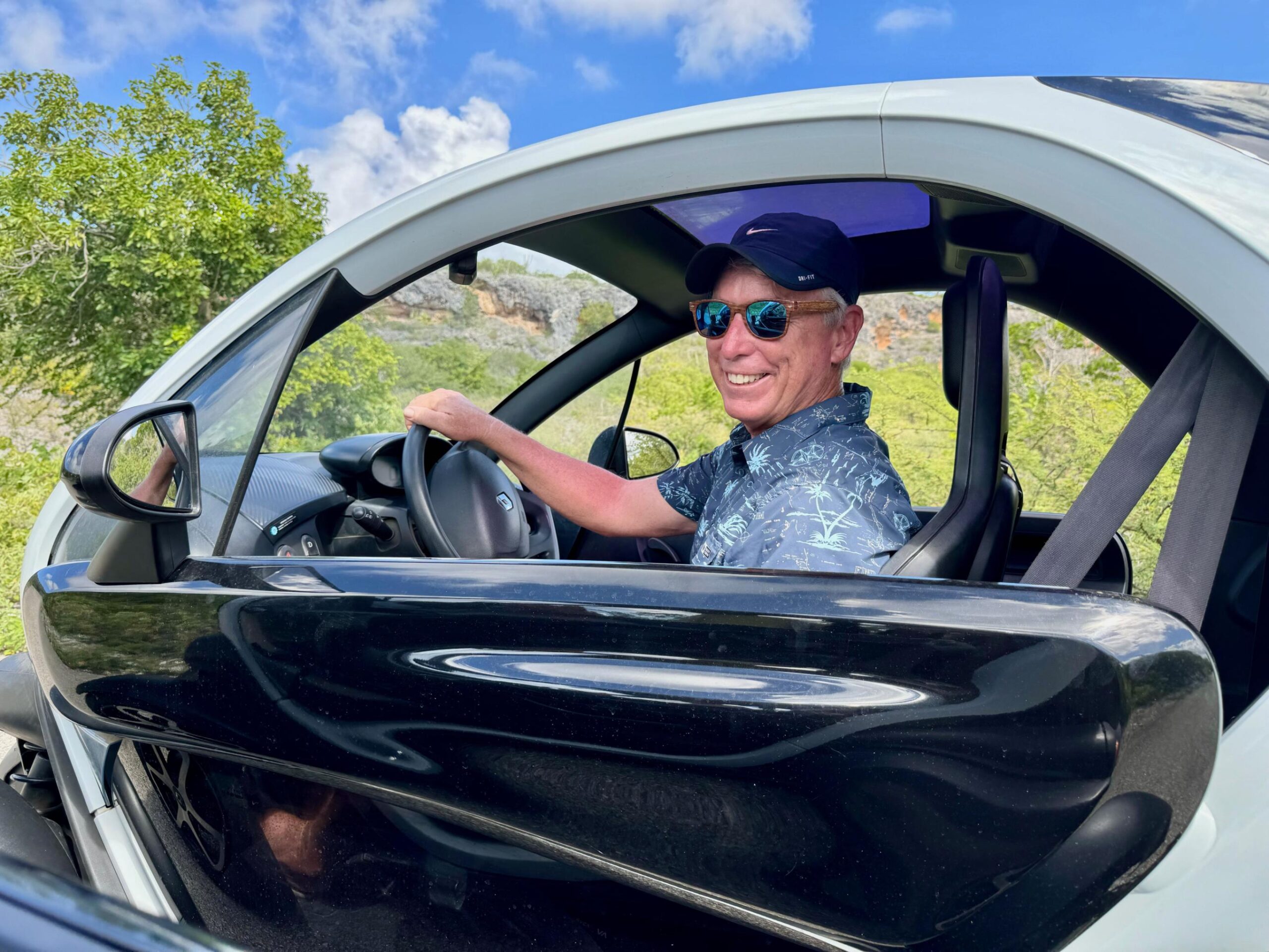 Roy's Twizy on Bonaire