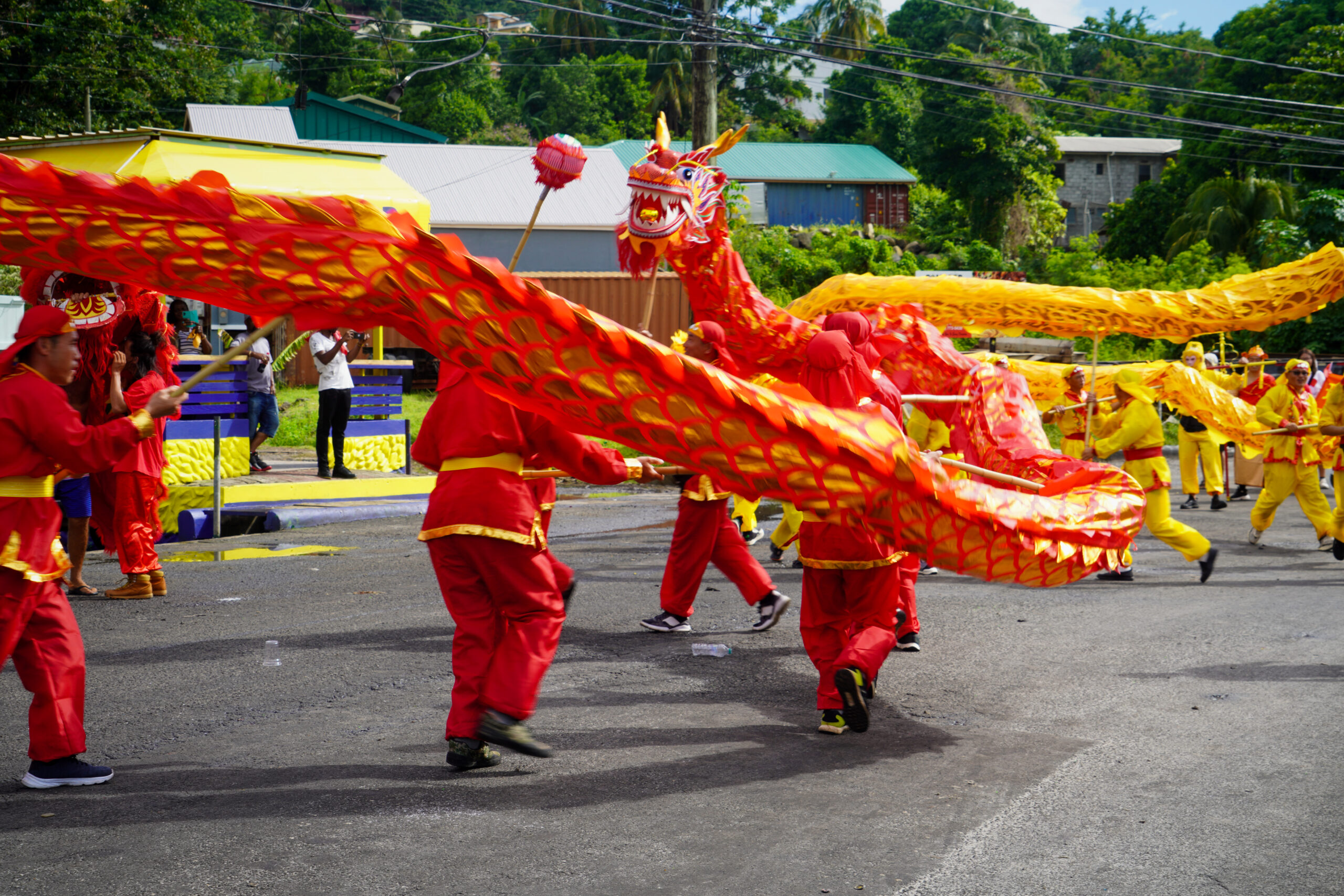 Traditional celebrations at Carnival in Grenada