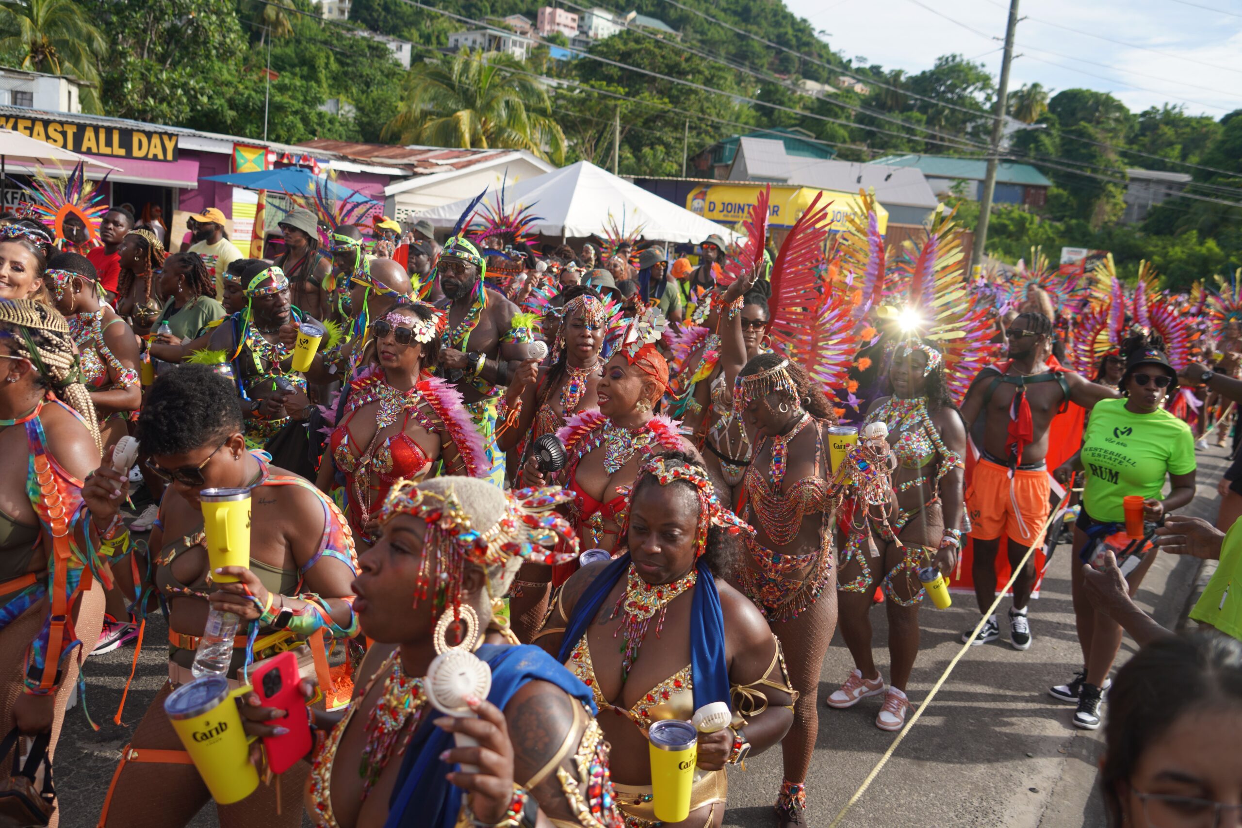 Traditional celebrations at Carnival in Grenada