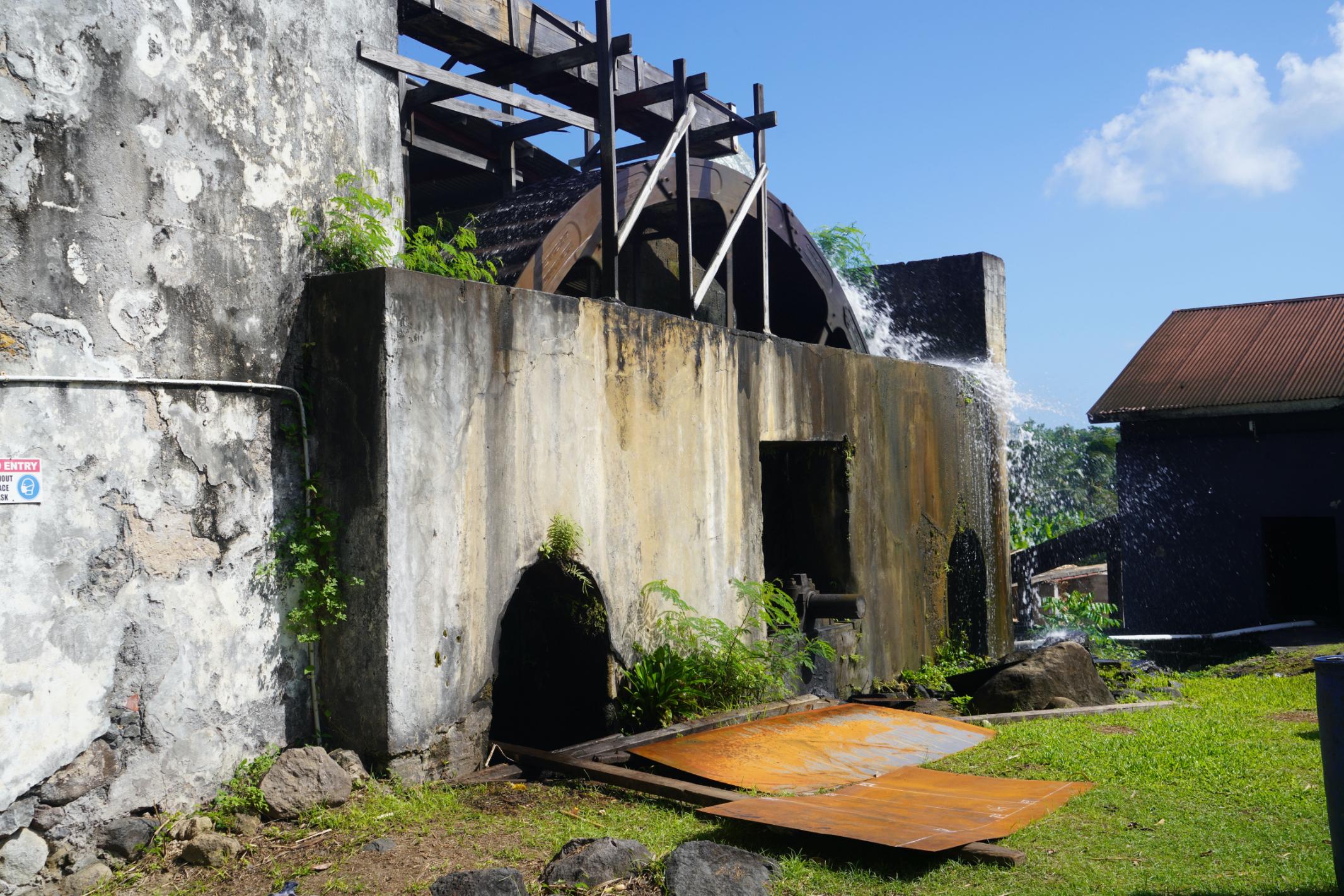 River Antoine's water wheel