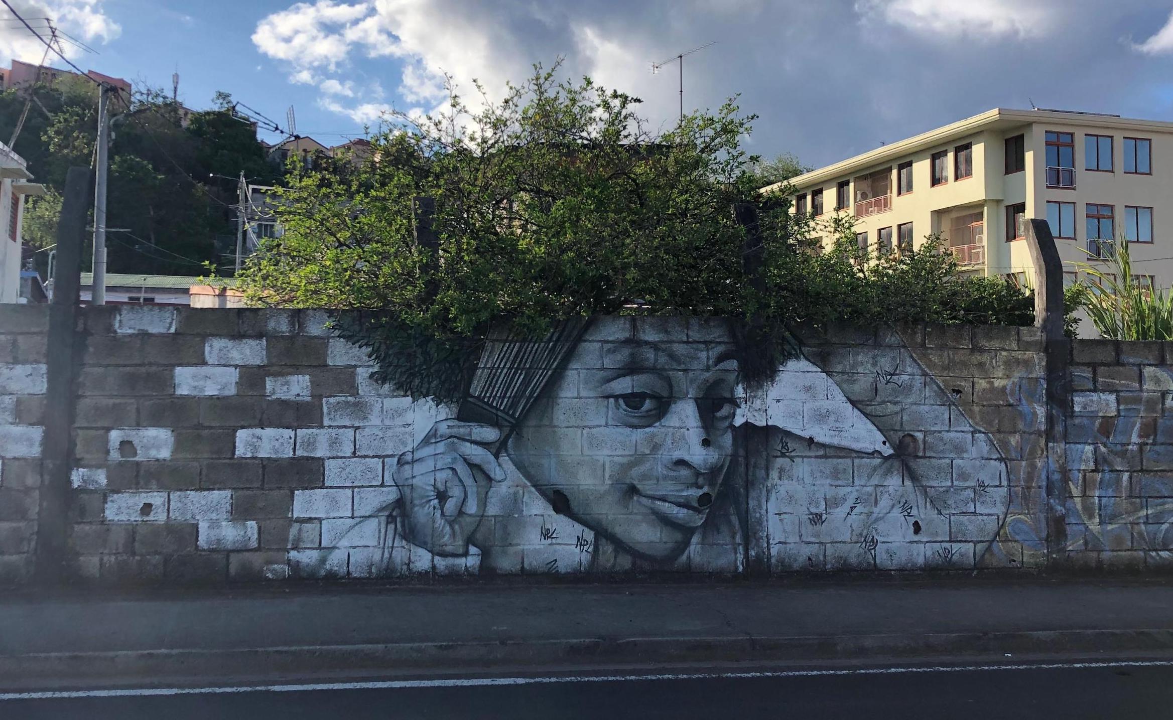 Spike Lee mural Fort-de-France Martinique