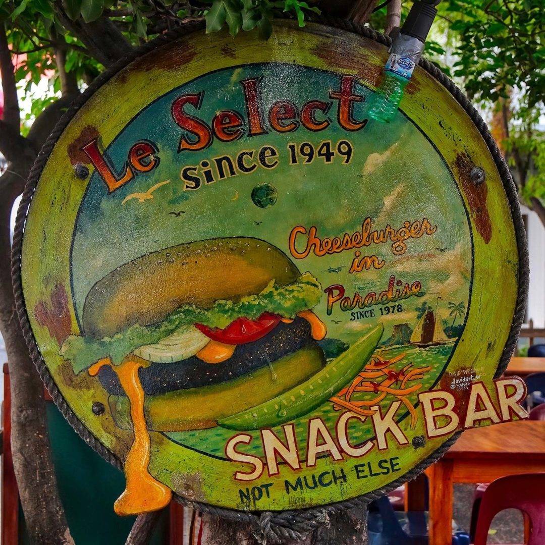 Le Select "Cheeseburger in Paradise," St. Barths