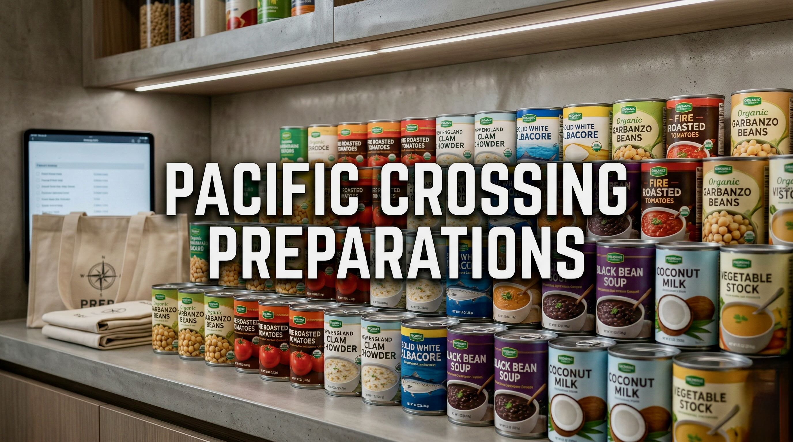 Preparations for Crossing the Pacific Ocean on a Sailboat