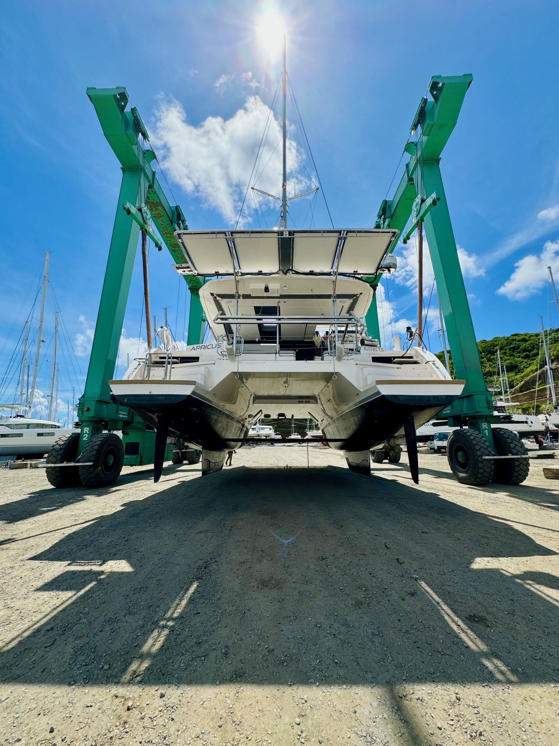 Pacific Crossing Haul-out