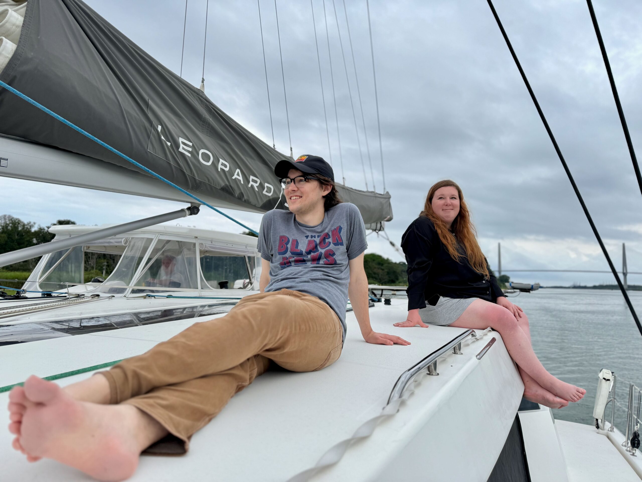 Crew of s/v Apricus on Panama Canal crossing