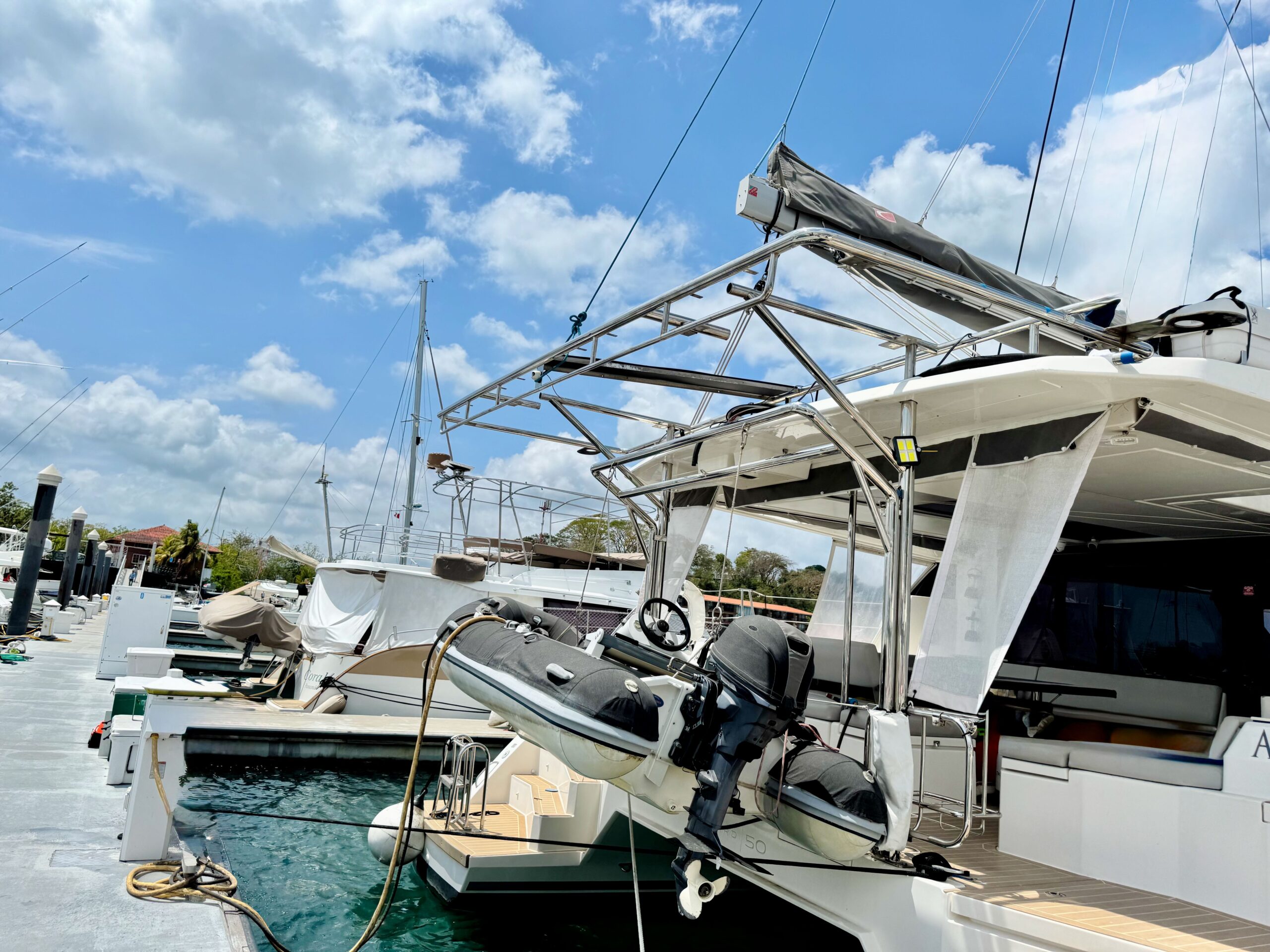 Pacific Crossing Preparations--solar panels