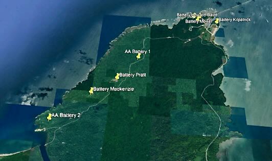 Abandoned Batteries, Fort Sherman, Colon, Panama (Map)