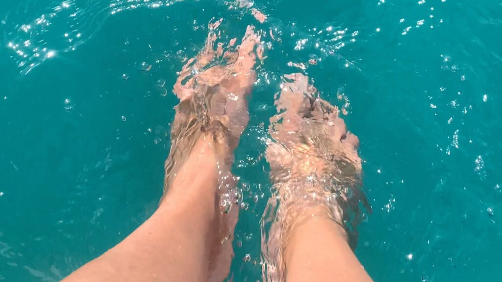 The British Virgin Islands (BVIs)—crystal clear water