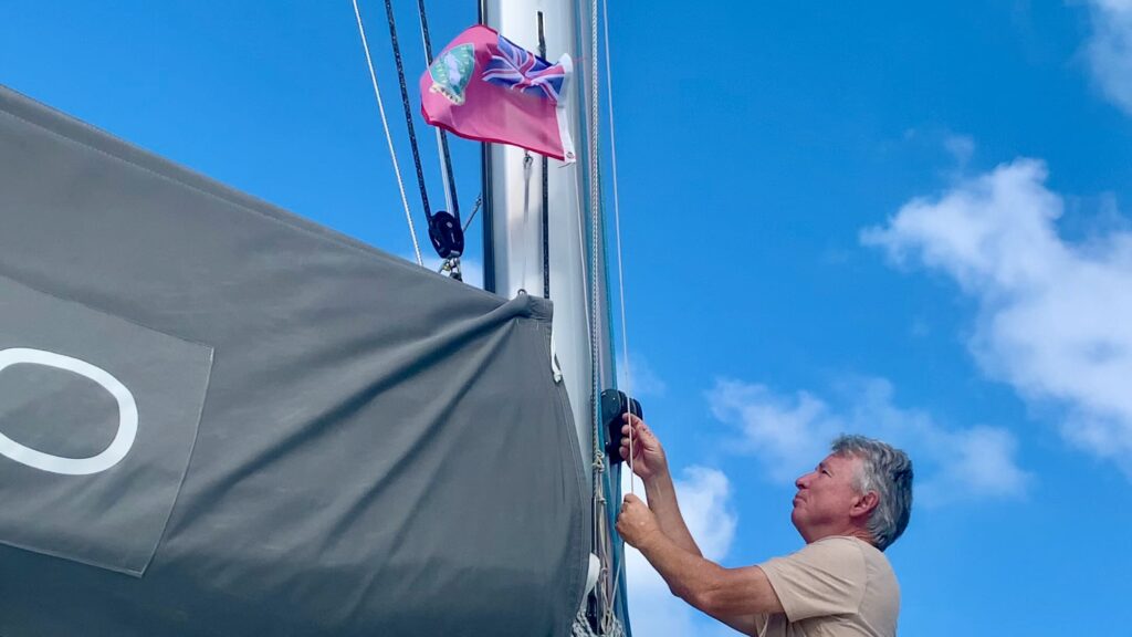 The British Virgin Islands (BVIs)—courtesy flag