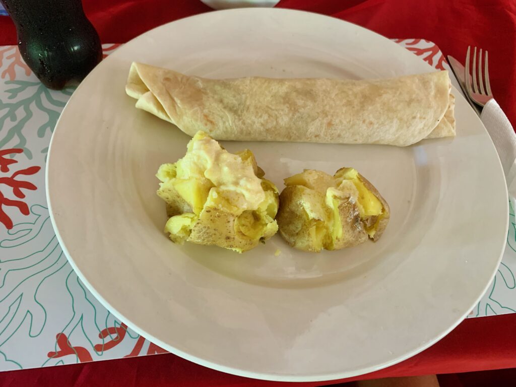 Meal in Puerto Plata