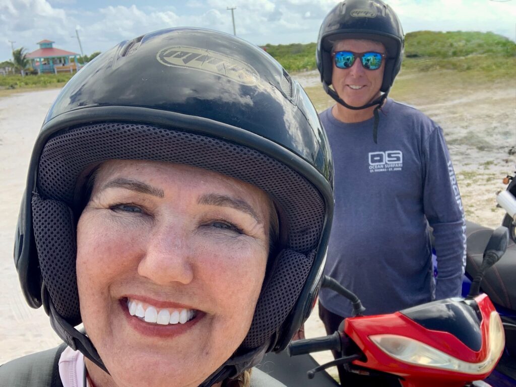 The British Virgin Islands (BVIs)—Anegada scooter