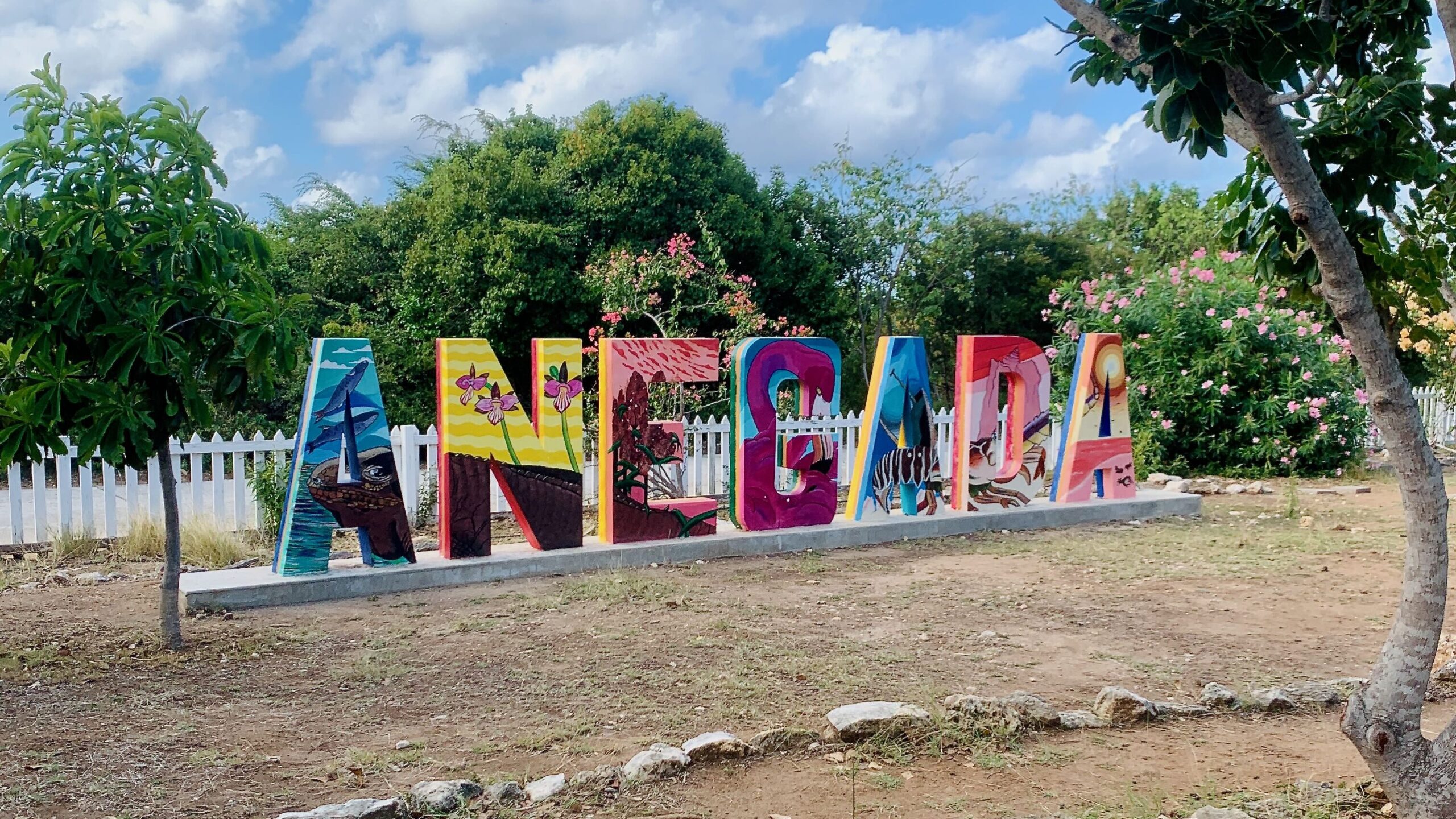 The British Virgin Islands (BVIs)—Anegada sign