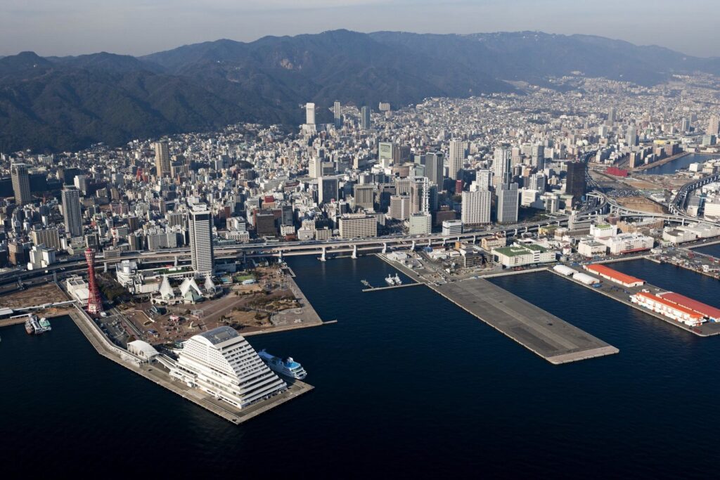 Kobe Japan aerial view